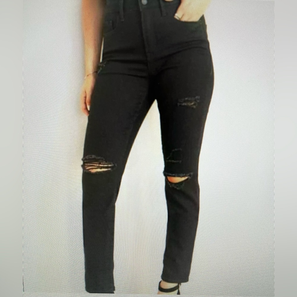 Straight leg jeans